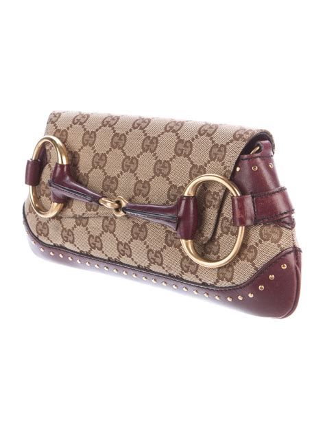 gucci horsebit chain clutch|gucci horsebit small bag.